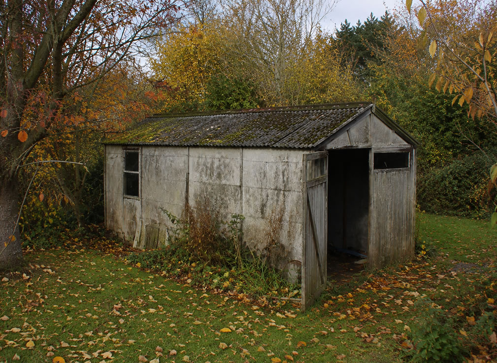 asbestos garden shed roof in uk