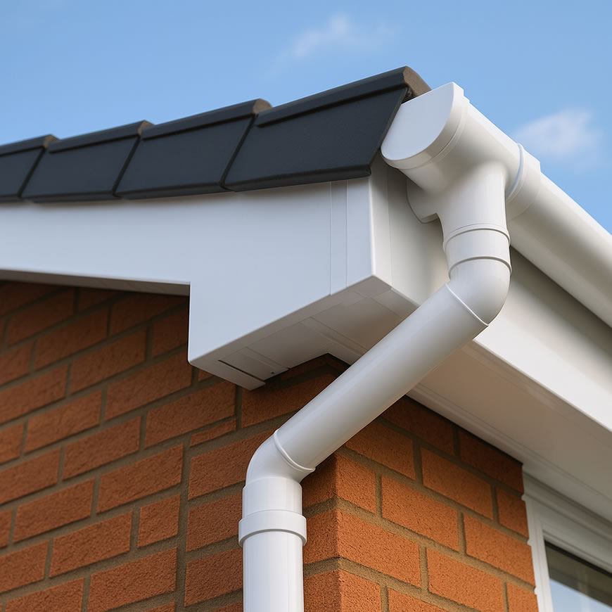 white upvc fascia boards